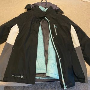LAYERED WINTER SNOW RAIN JACKET
